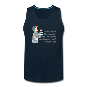 Fishers of Men - Men’s Premium Tank - deep navy