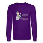 Fishers of Men - Men's Long Sleeve T-Shirt - purple
