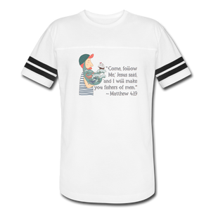 Fishers of Men - Vintage Sport T-Shirt - white/black