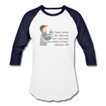 Fishers of Men - Baseball T-Shirt - white/navy