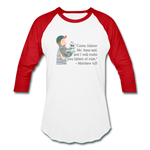Fishers of Men - Baseball T-Shirt - white/red