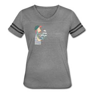 Fishers of Men - Women’s Vintage Sport T-Shirt - heather gray/charcoal