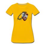 Heart for the Savior - Women’s Premium T-Shirt - sun yellow