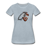 Heart for the Savior - Women’s Premium T-Shirt - heather ice blue