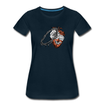 Heart for the Savior - Women’s Premium T-Shirt - deep navy