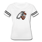 Heart for the Savior - Women’s Vintage Sport T-Shirt - white/black
