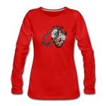 Heart for the Savior - Women's Premium Long Sleeve T-Shirt - red