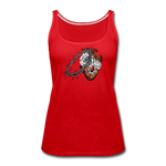 Heart for the Savior - Women’s Premium Tank Top - red
