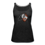 Heart for the Savior - Women’s Premium Tank Top - charcoal gray