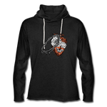 Heart for the Savior - Unisex Lightweight Terry Hoodie - charcoal gray