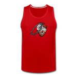 Heart for the Savior - Men’s Premium Tank - red