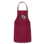 Heart for the Savior - Adjustable Apron - burgundy