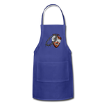 Heart for the Savior - Adjustable Apron - royal blue