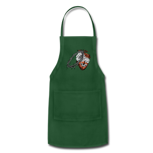 Heart for the Savior - Adjustable Apron - forest green