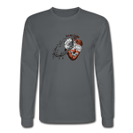 Heart for the Savior - Men's Long Sleeve T-Shirt - charcoal