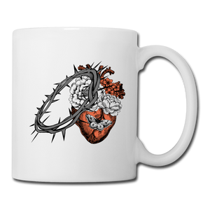 Heart for the Savior - White Coffee/Tea Mug - white