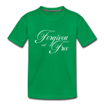 Forgiven & Free - Toddler Premium T-Shirt - kelly green