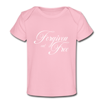 Forgiven & Free - Organic Baby T-Shirt - light pink