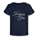 Forgiven & Free - Organic Baby T-Shirt - dark navy