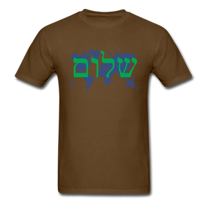 Peace on Earth - Unisex Classic T-Shirt - brown