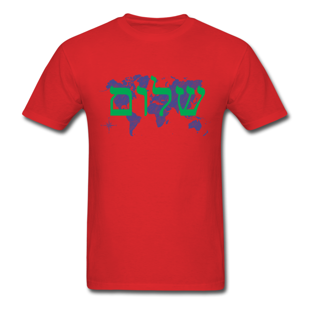 Peace on Earth - Unisex Classic T-Shirt - red
