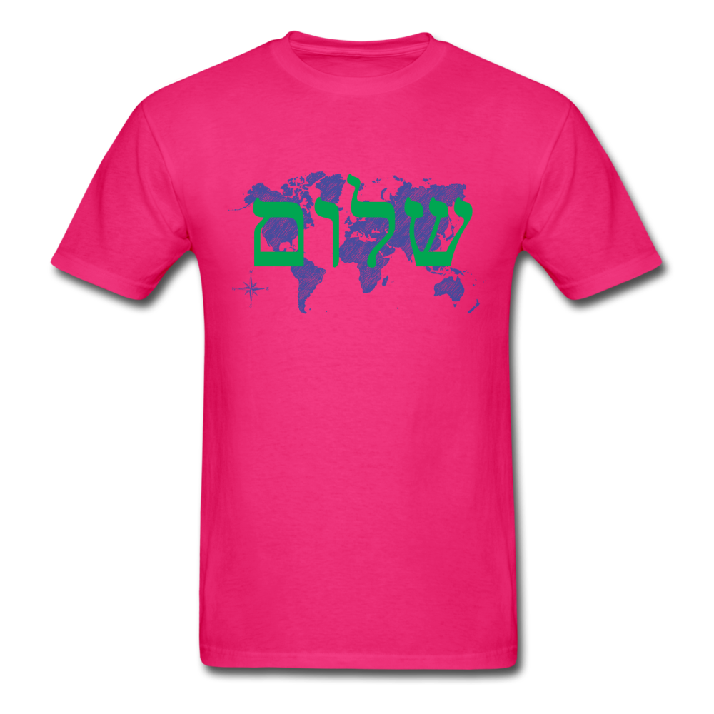 Peace on Earth - Unisex Classic T-Shirt - fuchsia