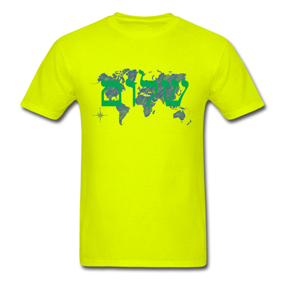 Peace on Earth - Unisex Classic T-Shirt - safety green