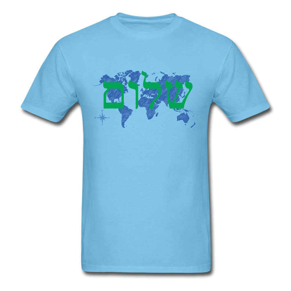 Peace on Earth - Unisex Classic T-Shirt - aquatic blue