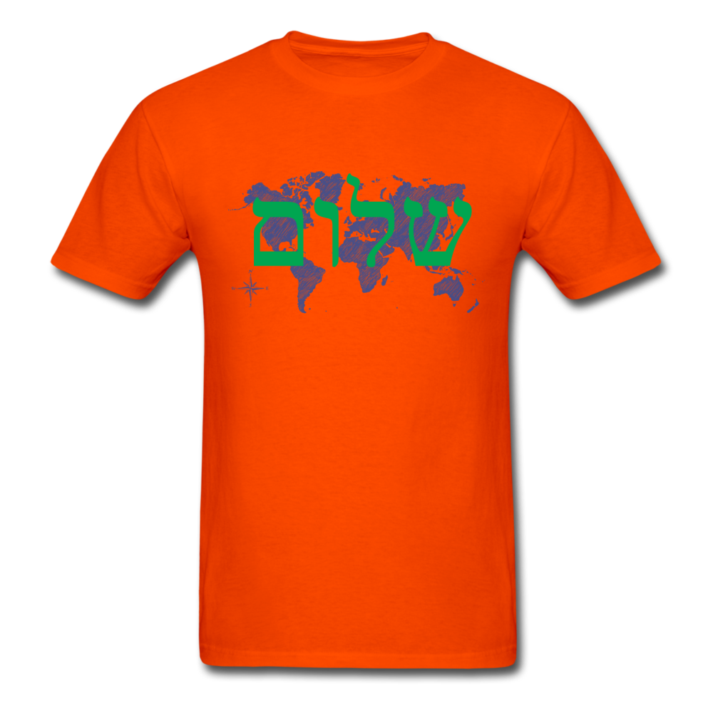 Peace on Earth - Unisex Classic T-Shirt - orange