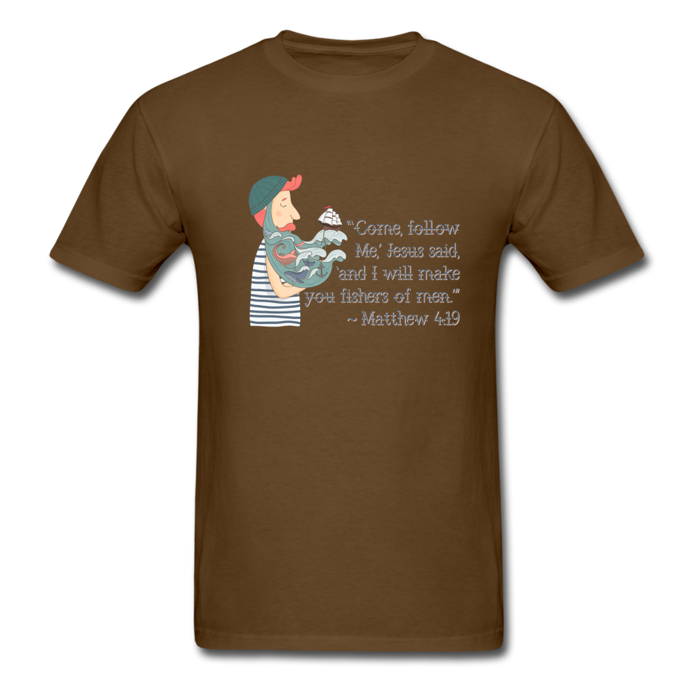 Fishers of Men - Unisex Classic T-Shirt - brown