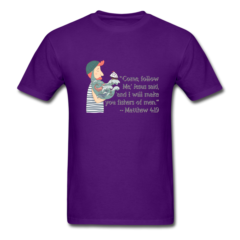 Fishers of Men - Unisex Classic T-Shirt - purple