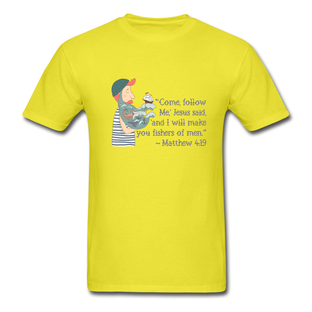 Fishers of Men - Unisex Classic T-Shirt - yellow