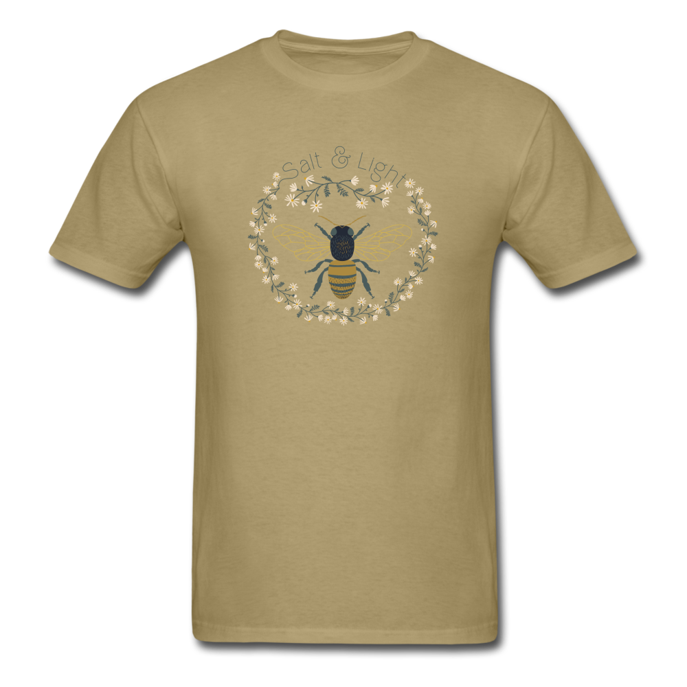 Bee Salt & Light - Unisex Classic T-Shirt - khaki