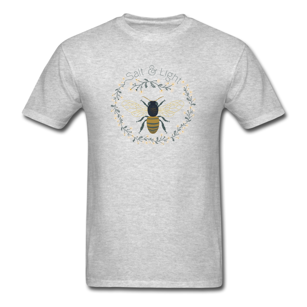 Bee Salt & Light - Unisex Classic T-Shirt - heather gray