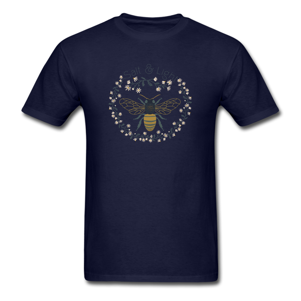 Bee Salt & Light - Unisex Classic T-Shirt - navy