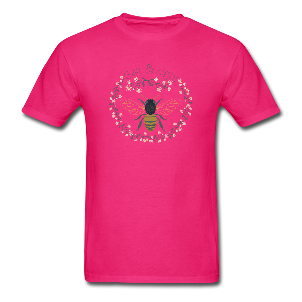 Bee Salt & Light - Unisex Classic T-Shirt - fuchsia