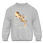 Eternity & Beyond - Kids' Crewneck Sweatshirt - heather gray