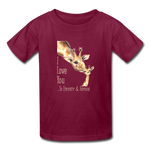 Eternity & Beyond - Kids' T-Shirt - burgundy