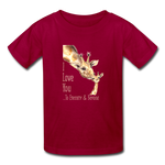 Eternity & Beyond - Kids' T-Shirt - dark red
