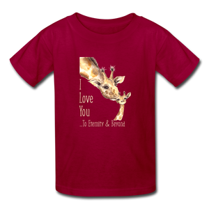 Eternity & Beyond - Kids' T-Shirt - dark red
