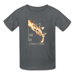 Eternity & Beyond - Kids' T-Shirt - charcoal