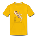 Eternity & Beyond - Toddler Premium T-Shirt - sun yellow
