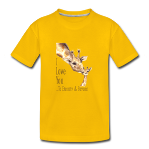 Eternity & Beyond - Toddler Premium T-Shirt - sun yellow
