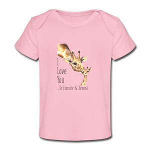 Eternity & Beyond - Organic Baby T-Shirt - light pink