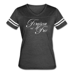 Forgiven & Free - Women’s Vintage Sport T-Shirt - vintage smoke/white