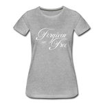 Forgiven & Free - Women’s Premium T-Shirt - heather gray