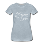 Forgiven & Free - Women’s Premium T-Shirt - heather ice blue