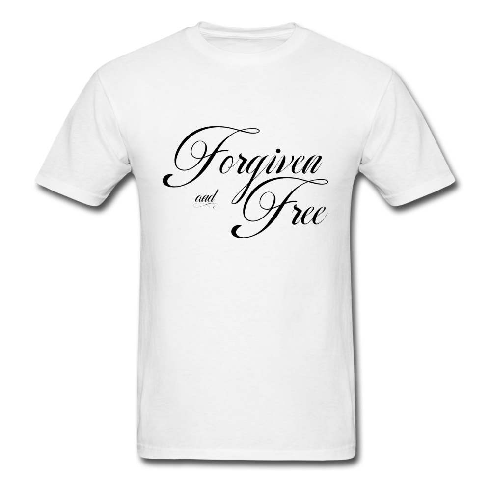 Forgiven & Free - Unisex Classic T-Shirt - white