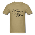 Forgiven & Free - Unisex Classic T-Shirt - khaki
