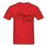 Forgiven & Free - Unisex Classic T-Shirt - red